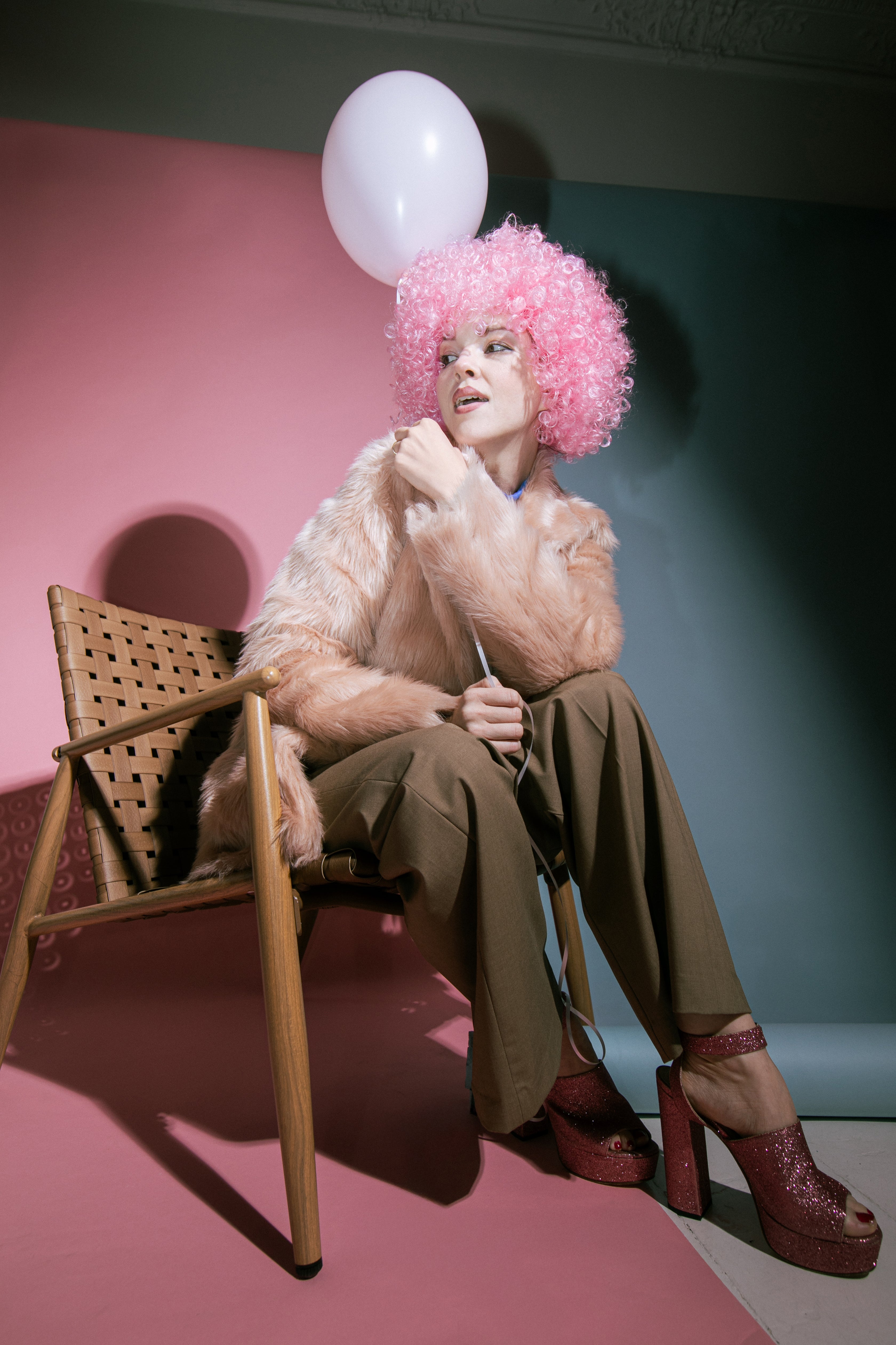 Afro wig - Teminis.lt