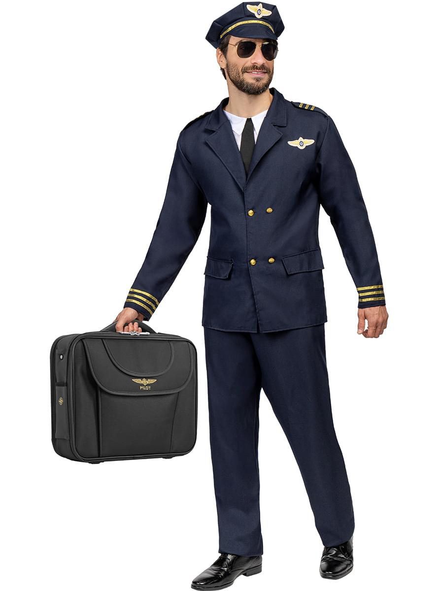 Men's Aircraft Pilot Costume - Authentic & Stylish Teminis.lt
