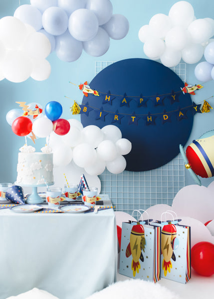 Balloon cake topper Plane - Teminis.lt