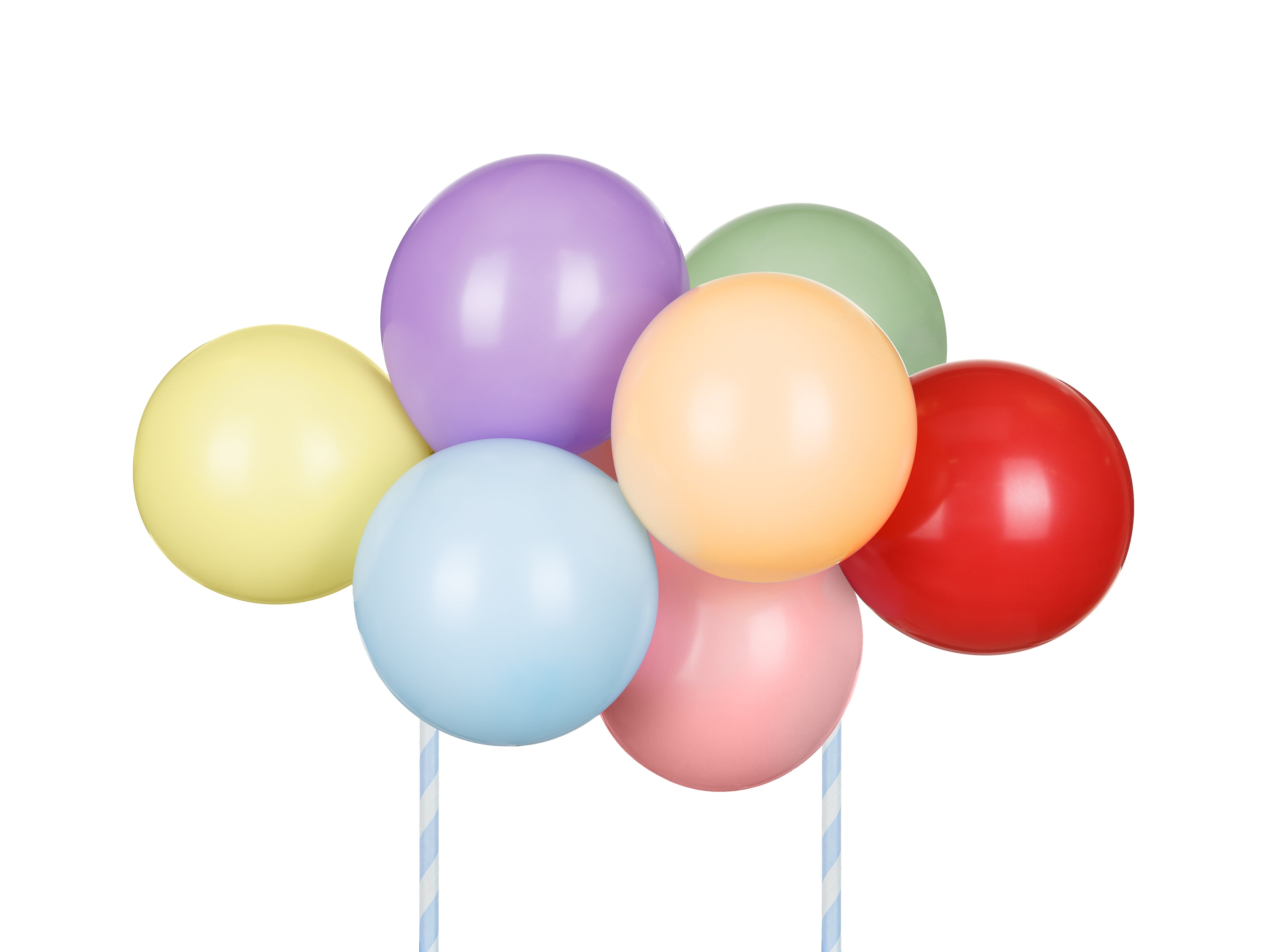 Balloon cake topper rainbow - Teminis.lt