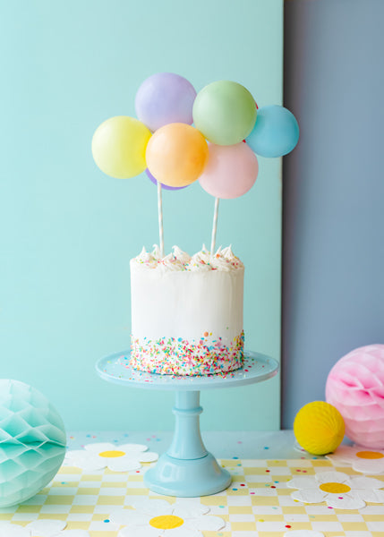 Balloon cake topper rainbow - Teminis.lt