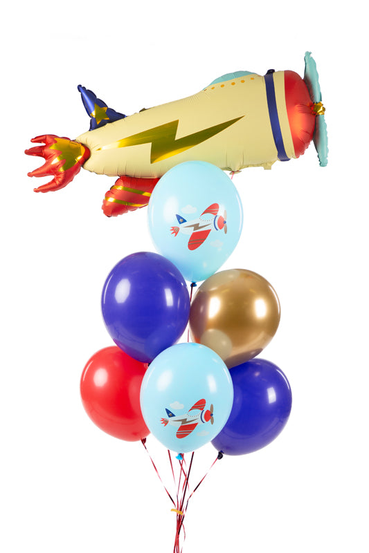 Balloons 30 cm, Plane - Teminis.lt