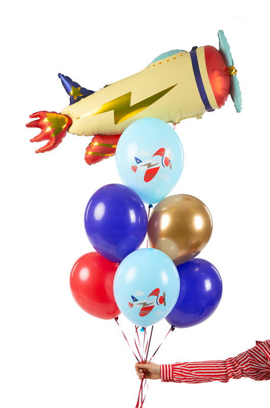 Balloons 30 cm, Plane - Teminis.lt