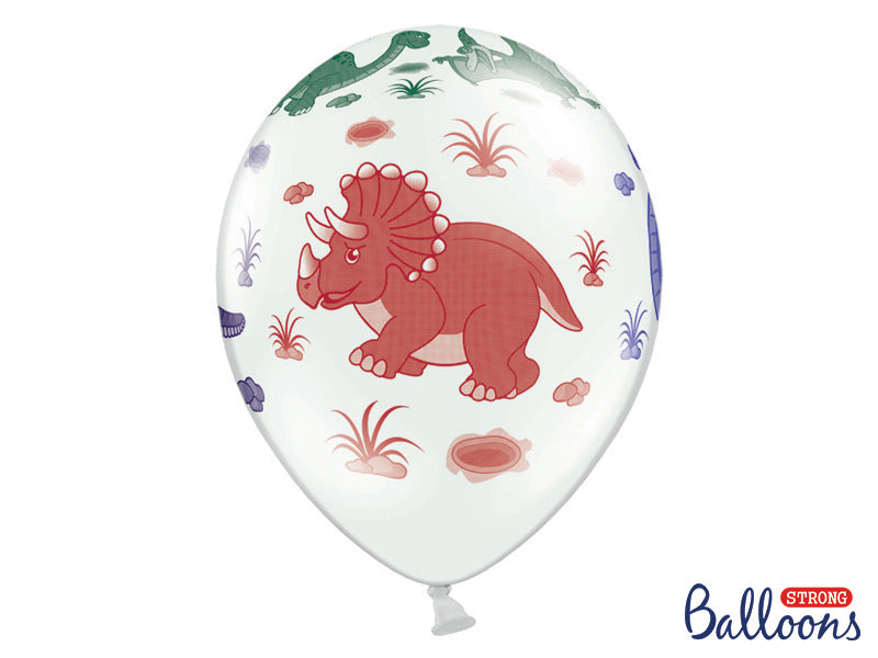 Balloons 30cm, Dinosaur Set - Teminis.lt