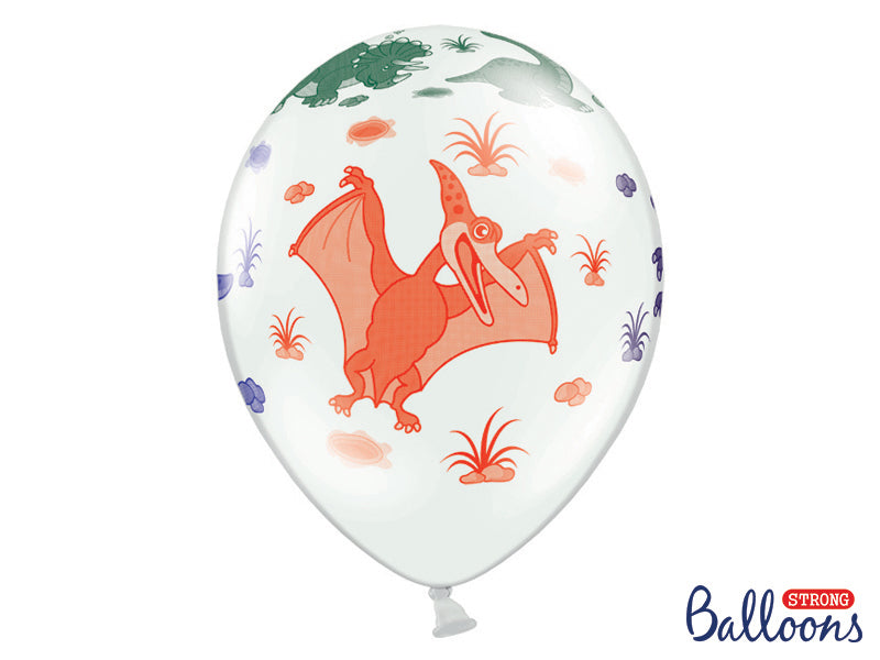 Balloons 30cm, Dinosaur Set - Teminis.lt