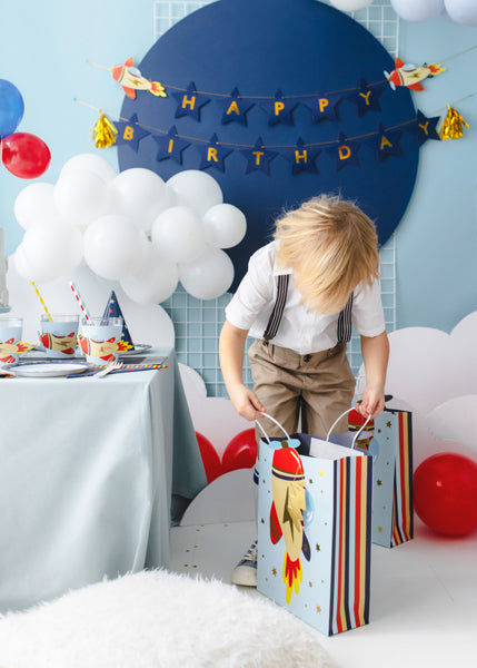 Banner Happy Birthday Airplanes - Teminis.lt