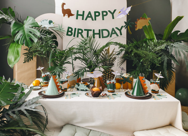 Banner Happy Birthday Dino - Teminis.lt