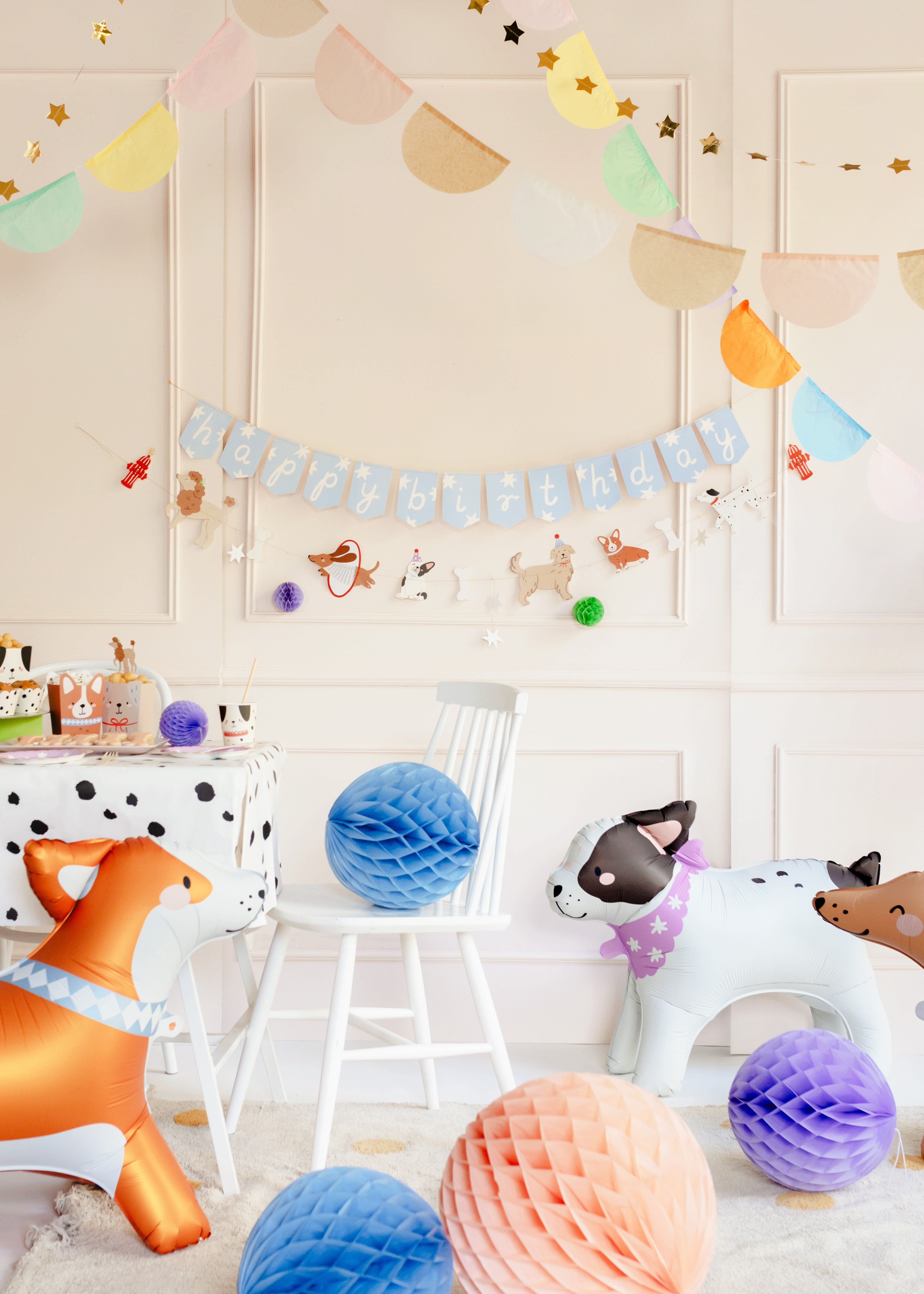 Banner Happy Birthday Dogs - Teminis.lt