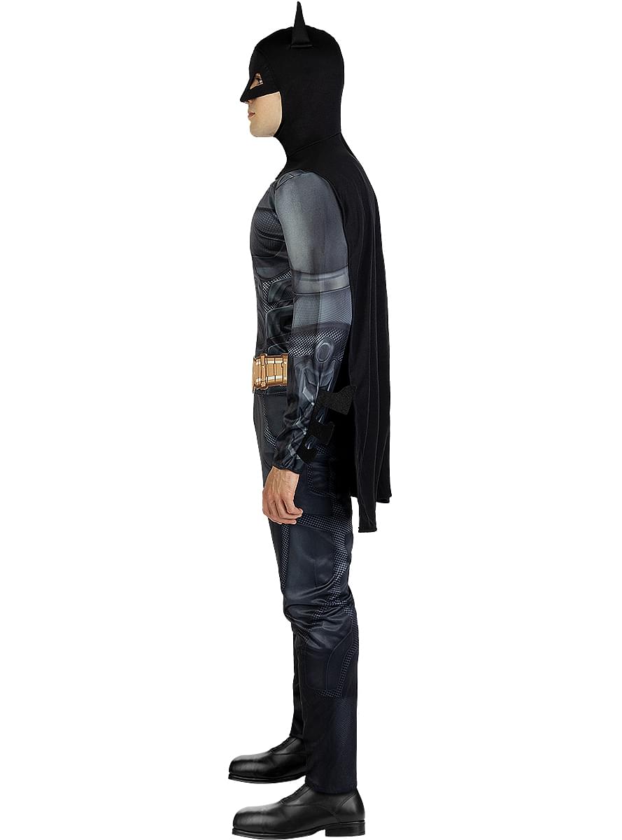 The Dark Knight Batman Costume - Black Superhero Suit Teminis.lt
