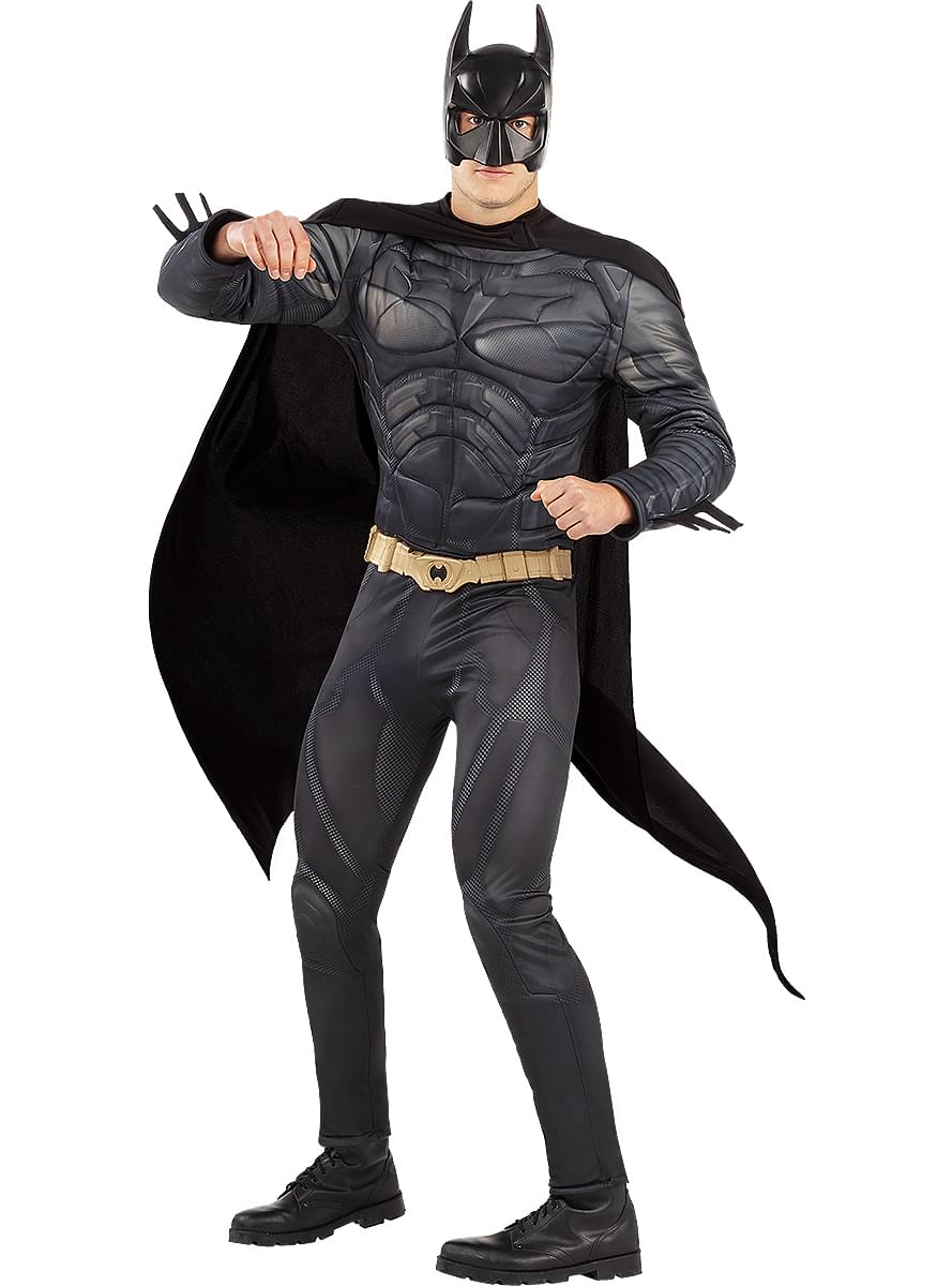 Dark Knight Batman Costume for Men - Muscle Onesie Set Teminis.lt