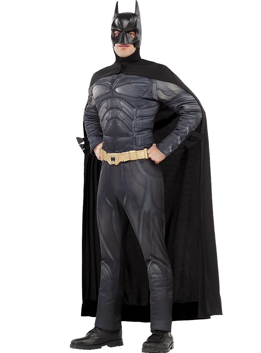 Dark Knight Batman Costume for Men - Muscle Onesie Set Teminis.lt