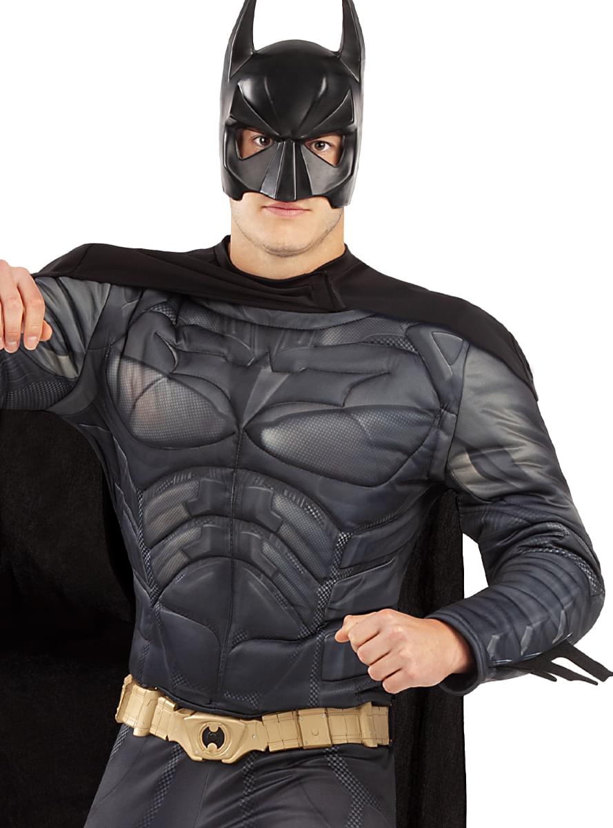 Dark Knight Batman Costume for Men - Muscle Onesie Set Teminis.lt