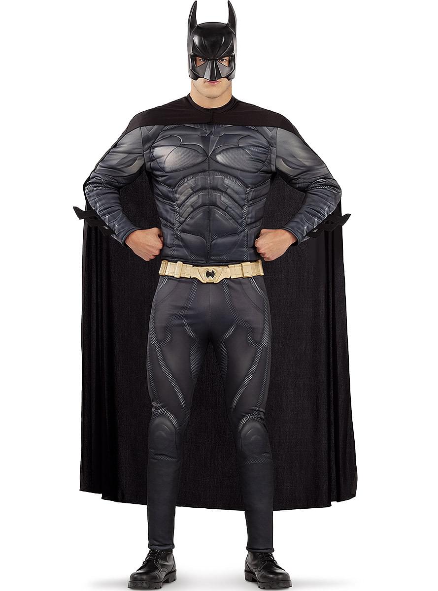 Dark Knight Batman Costume for Men - Muscle Onesie Set Teminis.lt