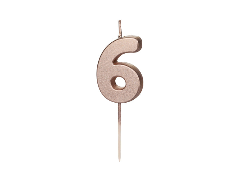 Birthday Candle Number 6 - Teminis.lt