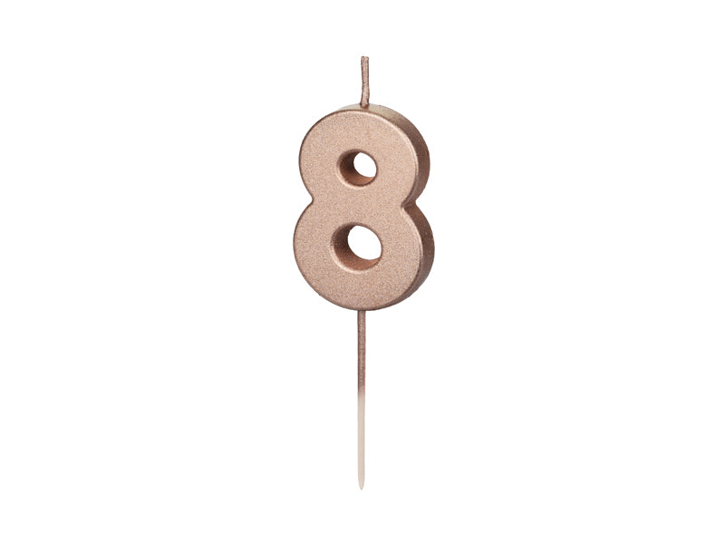 Birthday Candle Number 8 - Teminis.lt