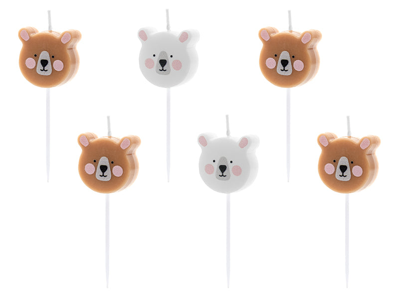 Birthday candles Bear - Teminis.lt