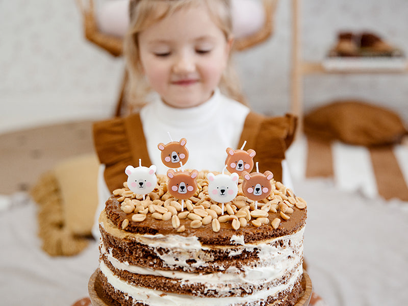Birthday candles Bear - Teminis.lt