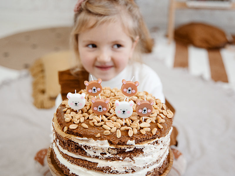 Birthday candles Bear - Teminis.lt