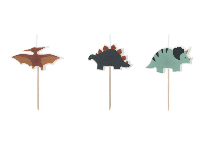 Birthday candles Dinosaurs - Teminis.lt