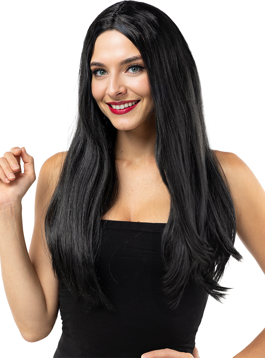Black Straight Wig Teminis.lt