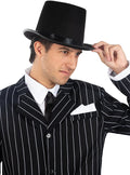 Classic Black Top Hat for Men – Formal Dress Accessory Teminis.lt