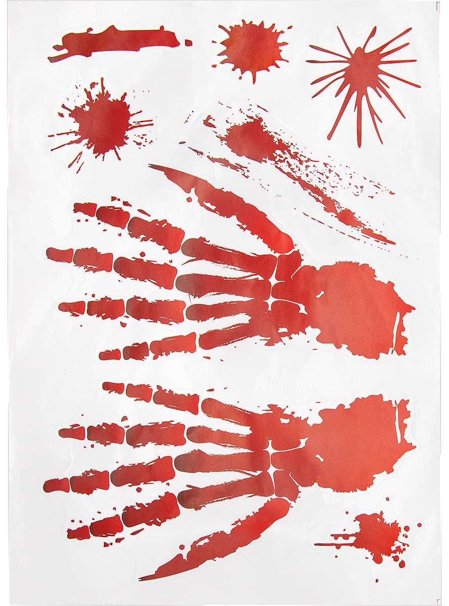 Bloody Halloween Stickers Teminis.lt