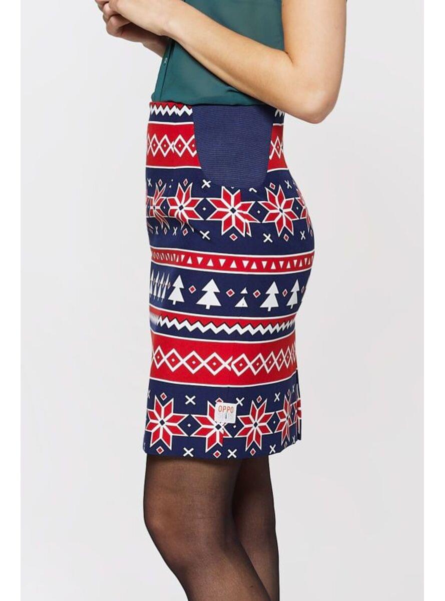 Blue Christmas Nordic Noelle Women's Festive Suit Teminis.lt