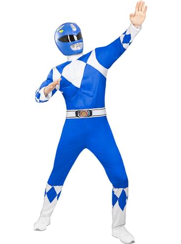 Blue Power Ranger Helmet for Adults Teminis.lt