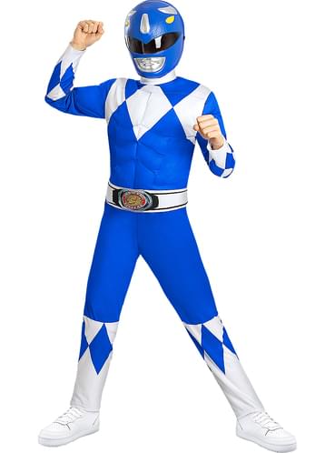 Blue Power Ranger Mask for Kids Teminis.lt