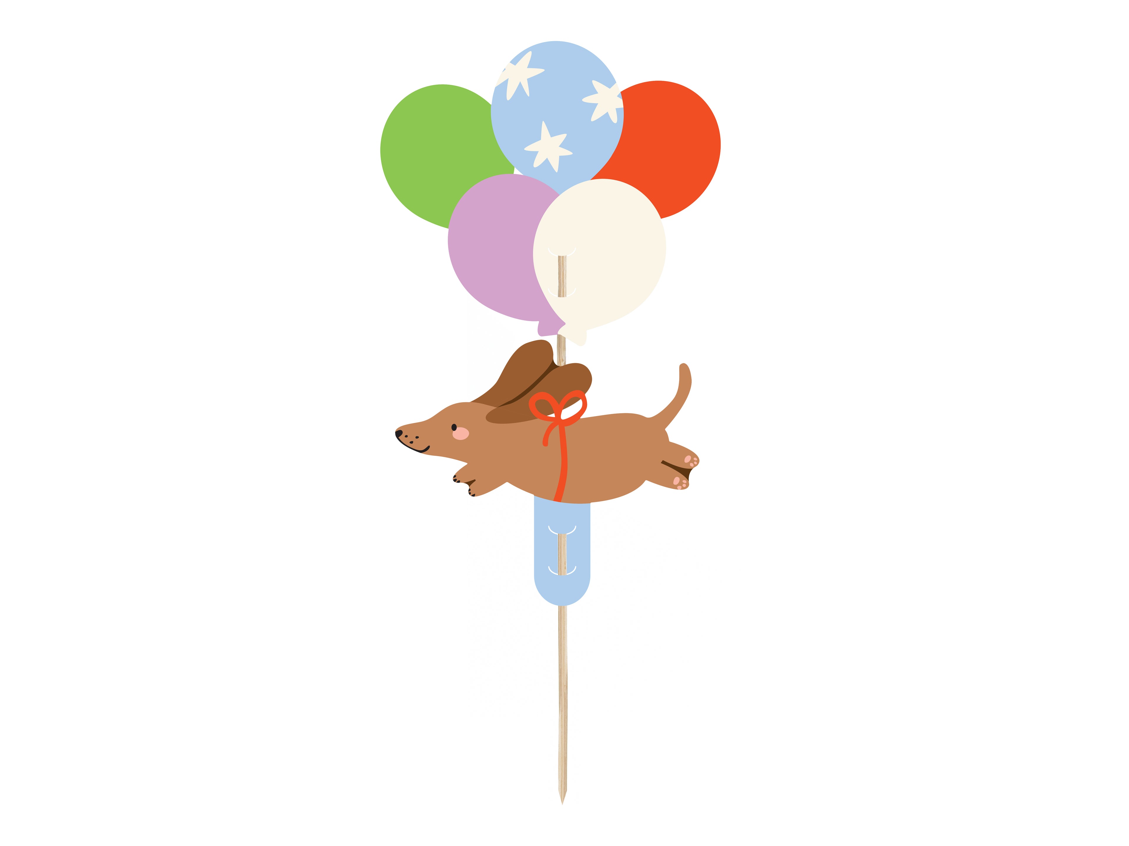 Cake topper Dachshund - Teminis.lt