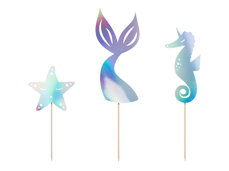 Cake toppers Mermaid - Teminis.lt