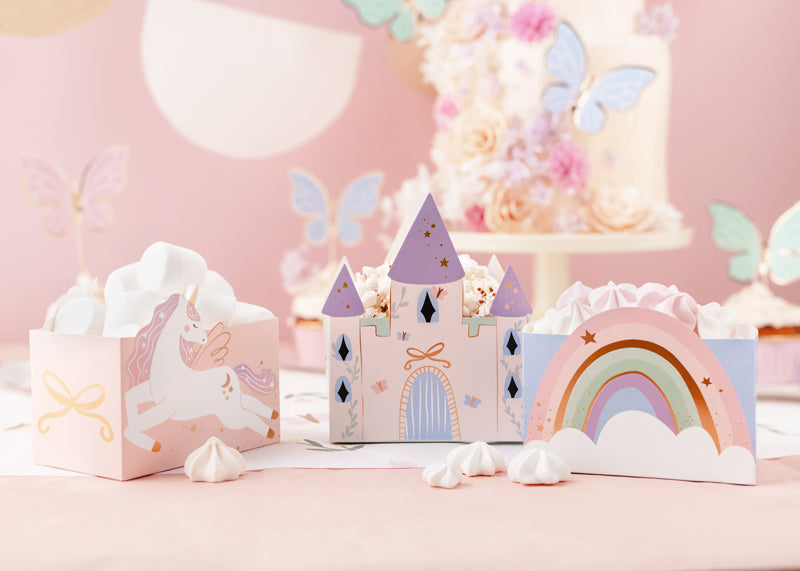 Castle and Unicorns snack boxes - Teminis.lt