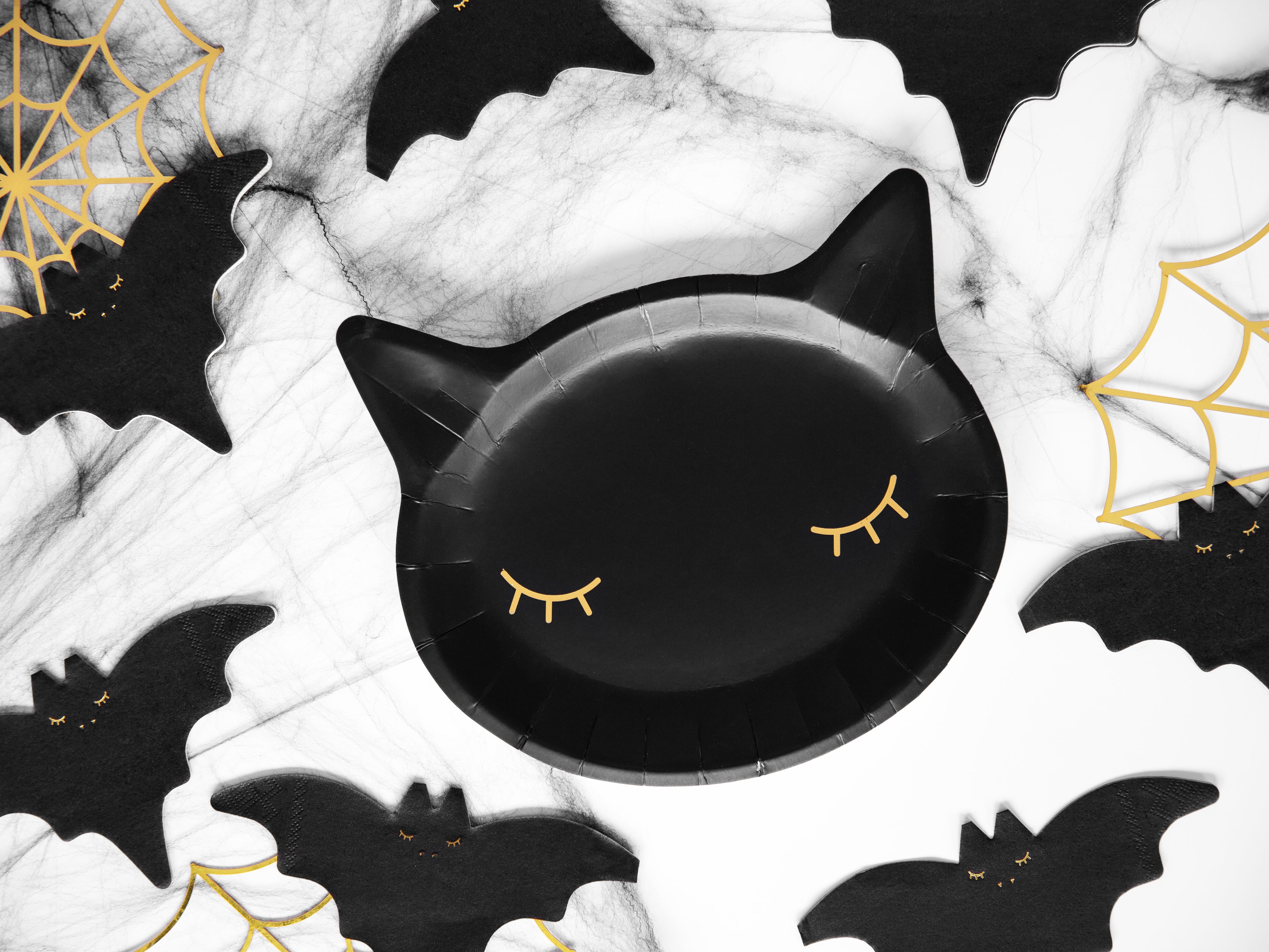 Cat-shaped Paper Plates - Teminis.lt