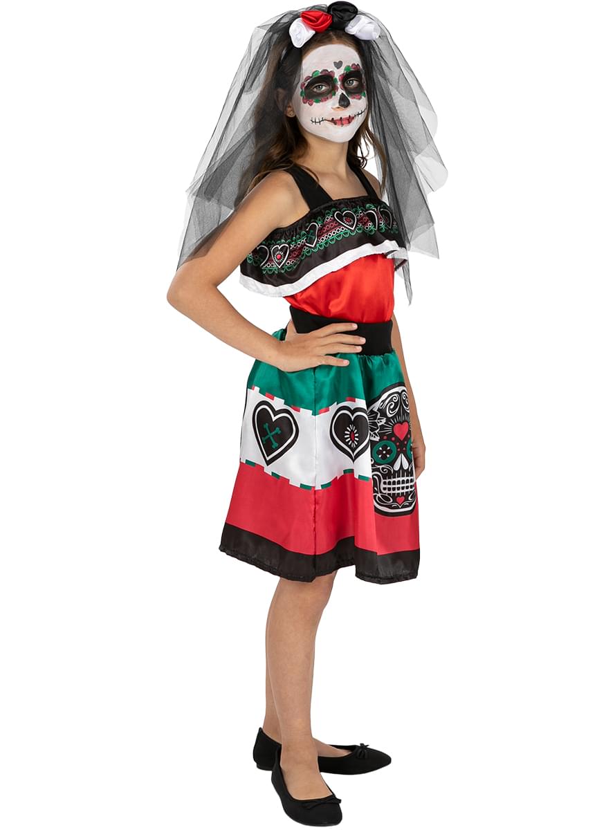 Catrina Costume for girls Teminis.lt