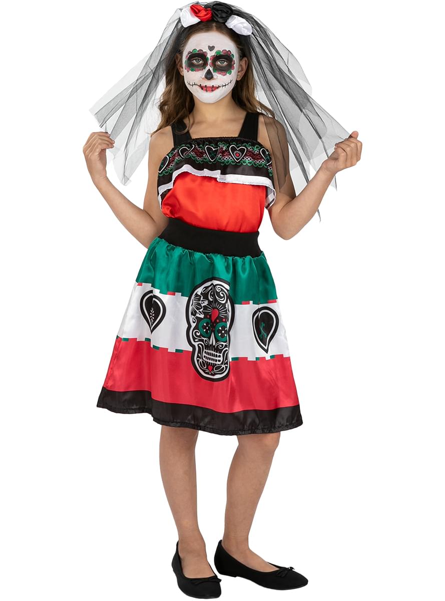 Catrina Costume for girls Teminis.lt