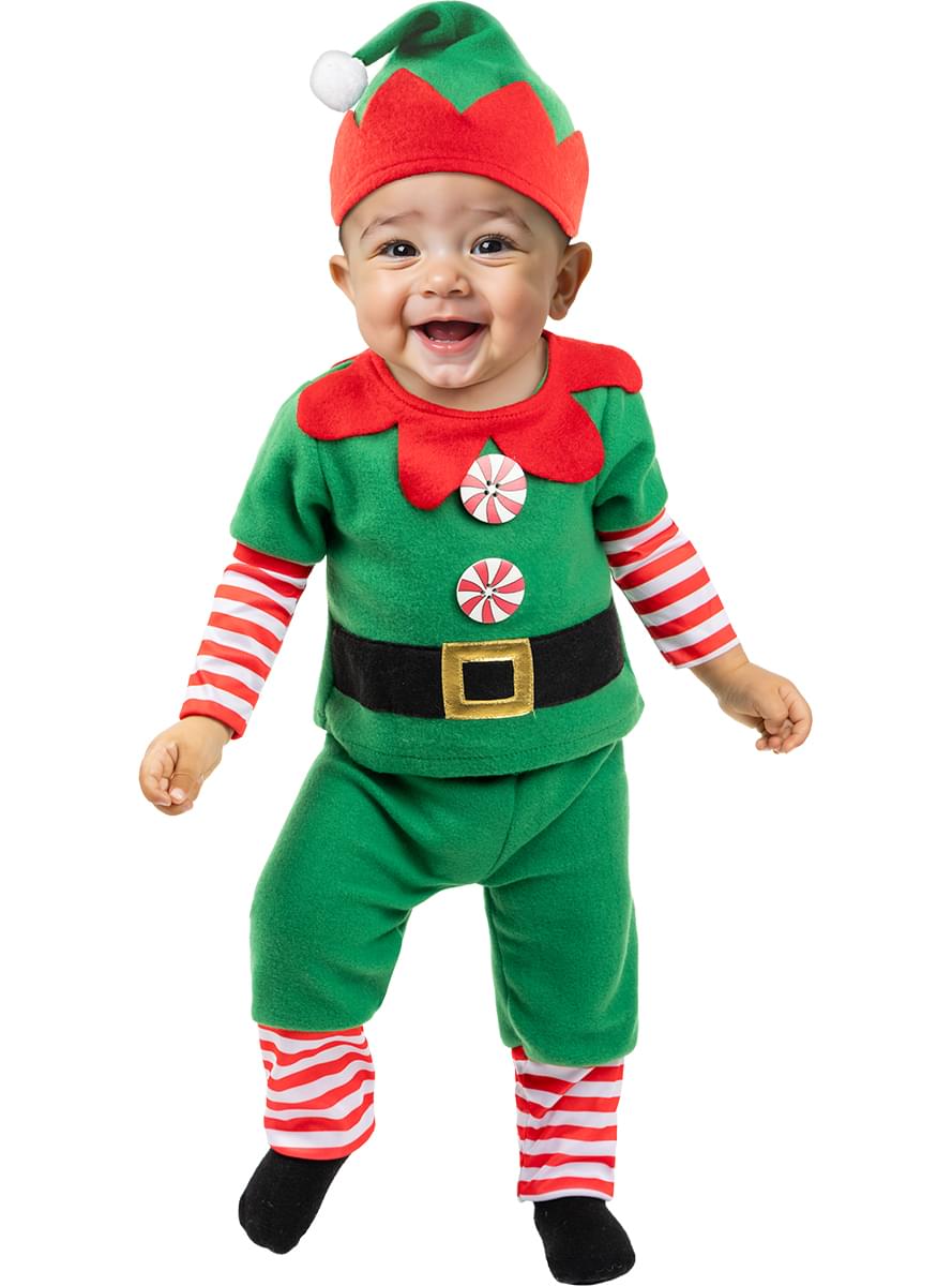 Christmas Elf Costume for Babies - Festive Party Outfit Teminis.lt