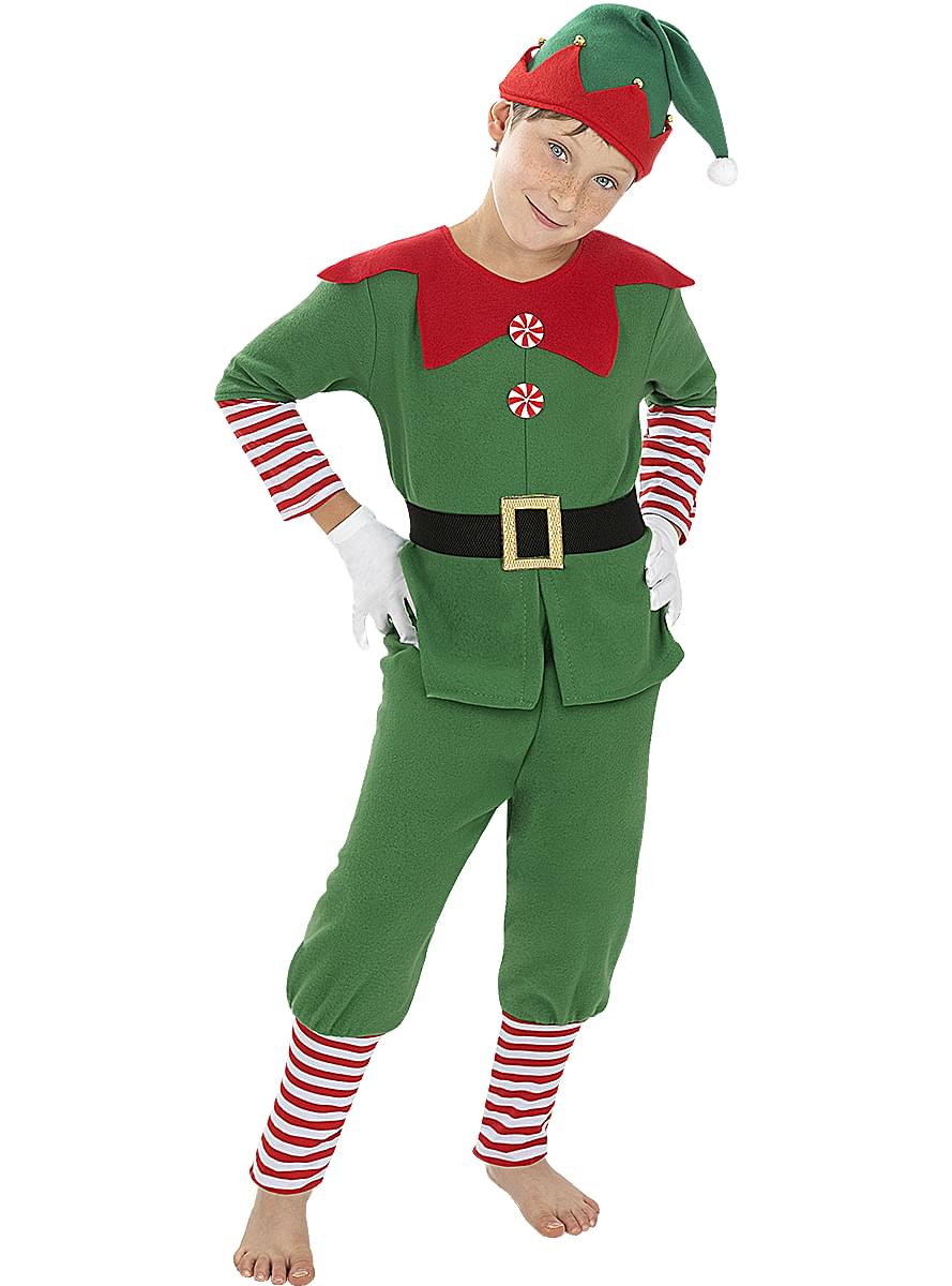 Christmas Elf Costume for Boys - Festive Holiday Outfit Teminis.lt