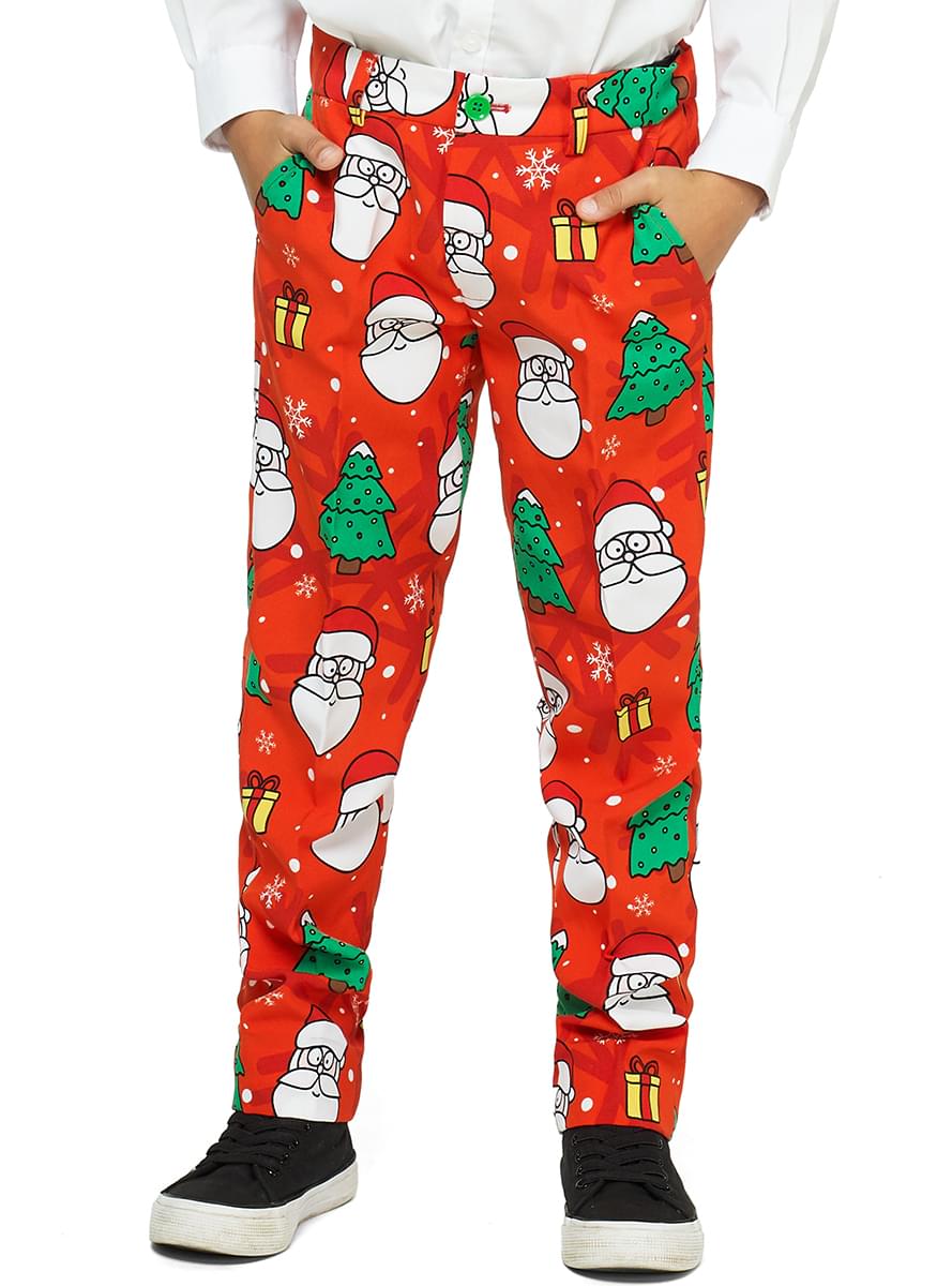 Kids Christmas Holiday Hero Suit – Festive Costume Outfit Teminis.lt