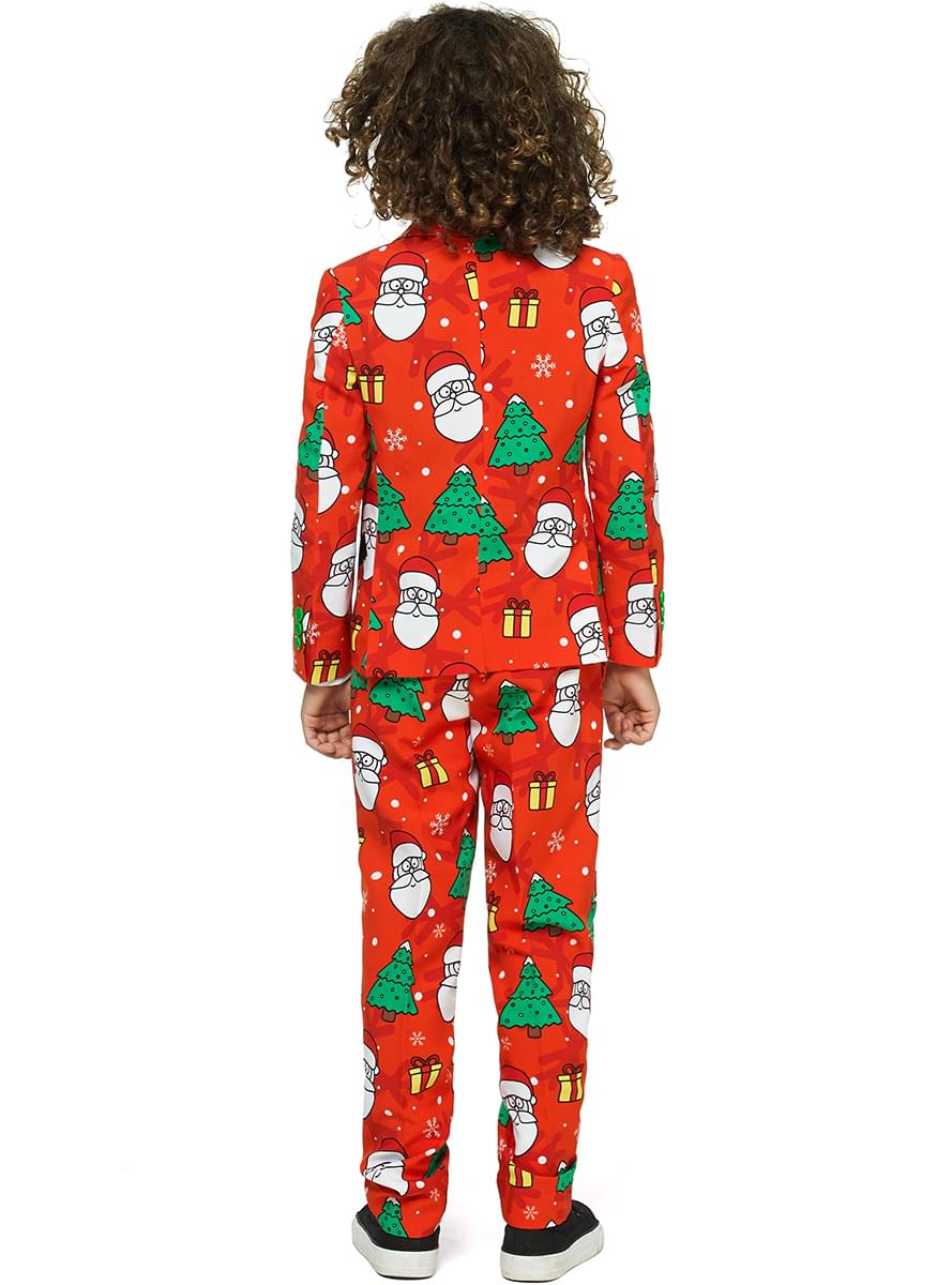 Kids Christmas Holiday Hero Suit – Festive Costume Outfit Teminis.lt