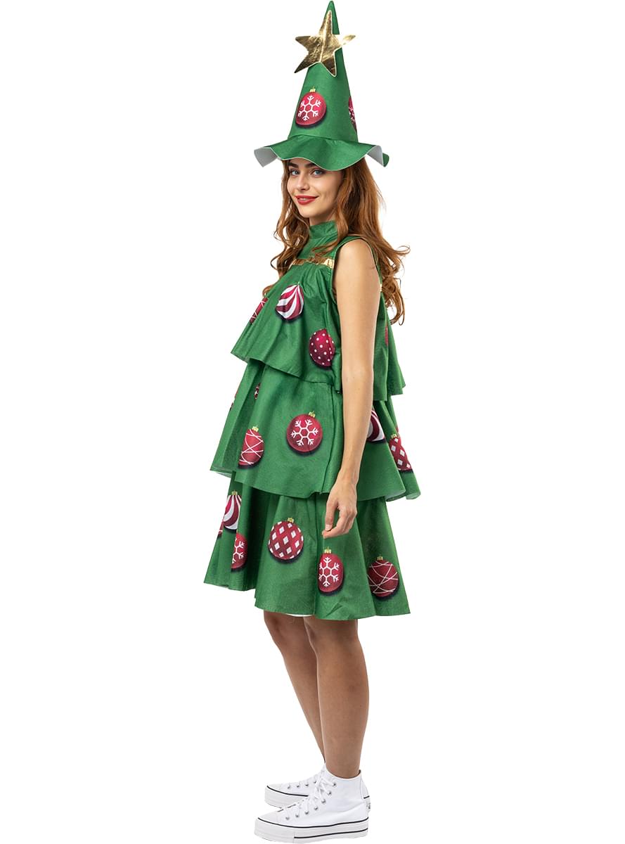 Festive Women's Christmas Tree Costume Outfit Teminis.lt