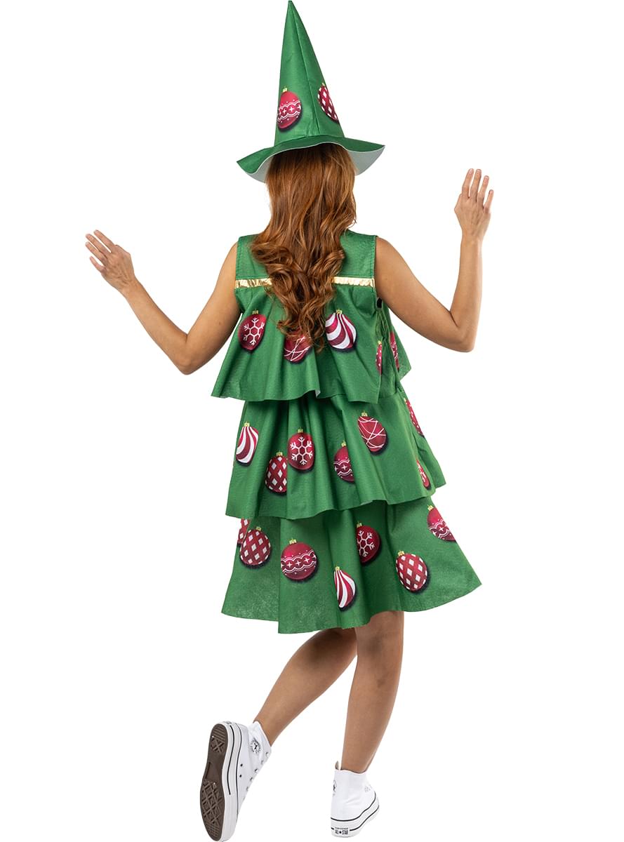 Festive Women's Christmas Tree Costume Outfit Teminis.lt