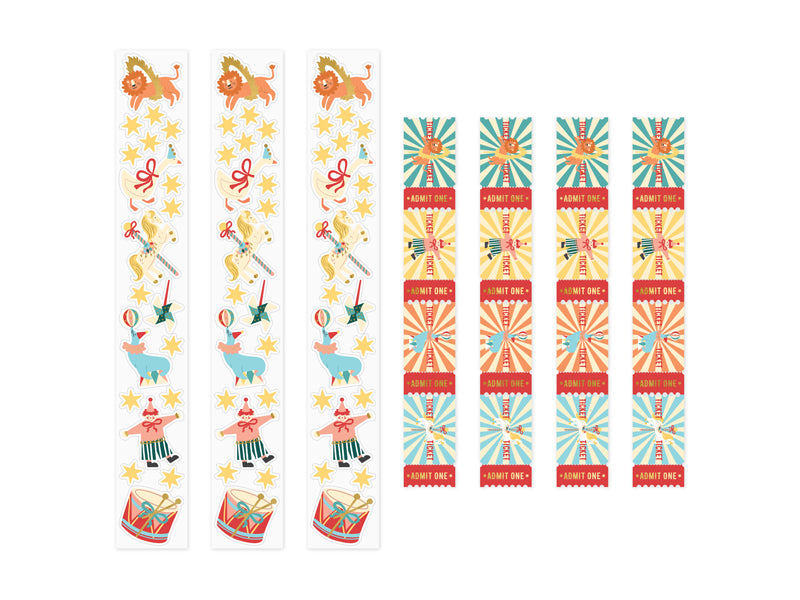 Circus Stickers - Teminis.lt