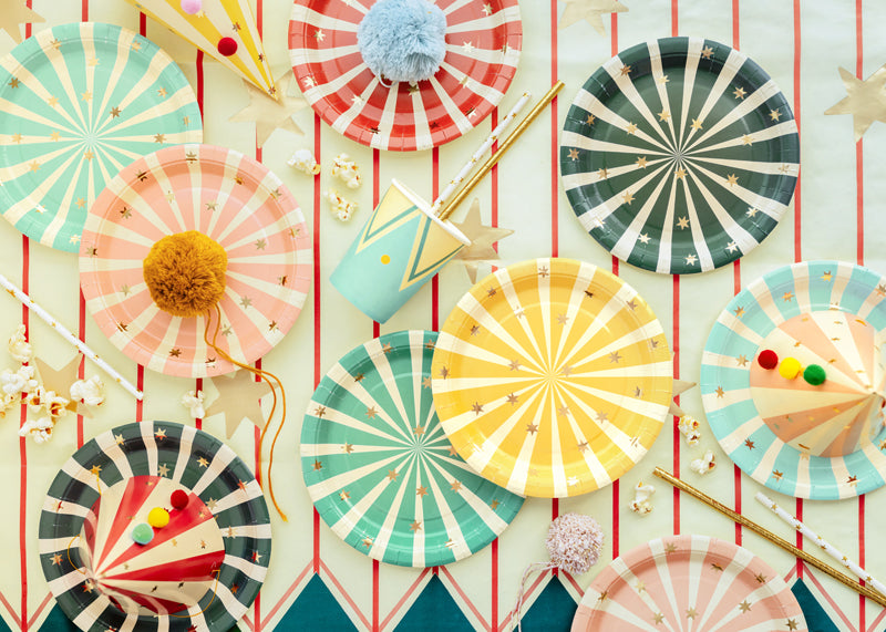 Circus Stripes Plates - Teminis.lt