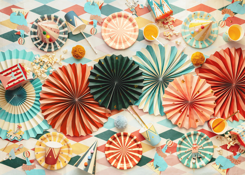 Circus Stripes Plates - Teminis.lt