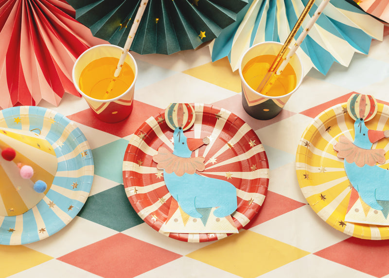 Circus Stripes Plates - Teminis.lt