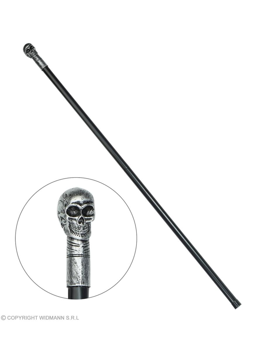 Compact Collapsible Skull Cane - Stylish & Portable Teminis.lt