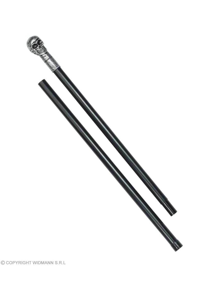 Compact Collapsible Skull Cane - Stylish & Portable Teminis.lt
