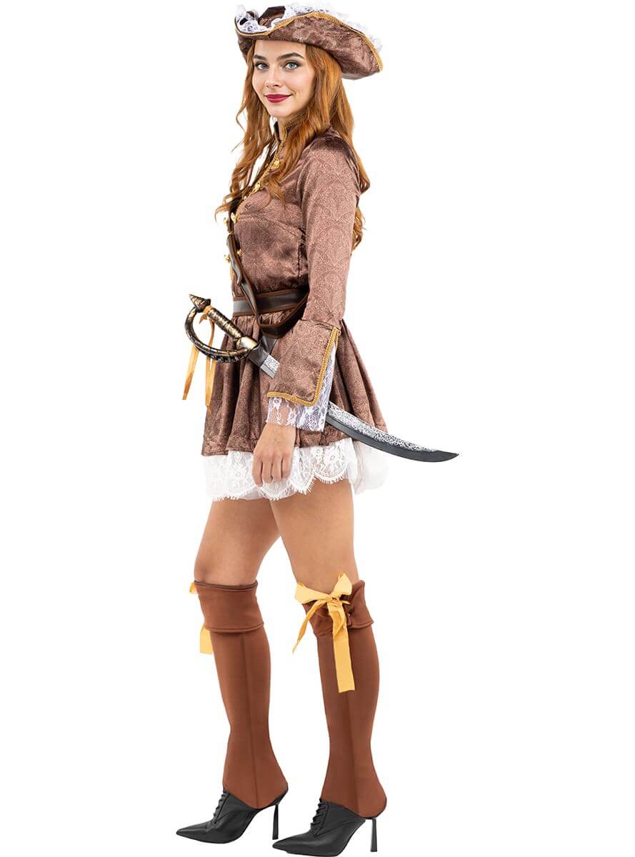 Colonial Pirate Costume for Women – Captain Outfit