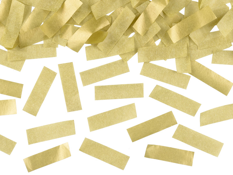 Confetti cannon, gold - Teminis.lt