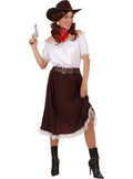 Women's Cowboy Gunslinger Costume Set - Western Outfit Teminis.lt